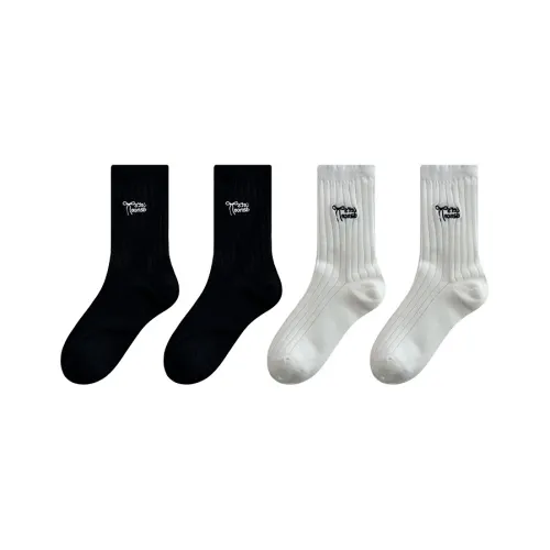 Moremoli Mid Calf Socks Women's 4 Pack