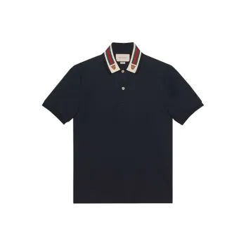 GUCCI Polo Shirt Men's Dark Blue
