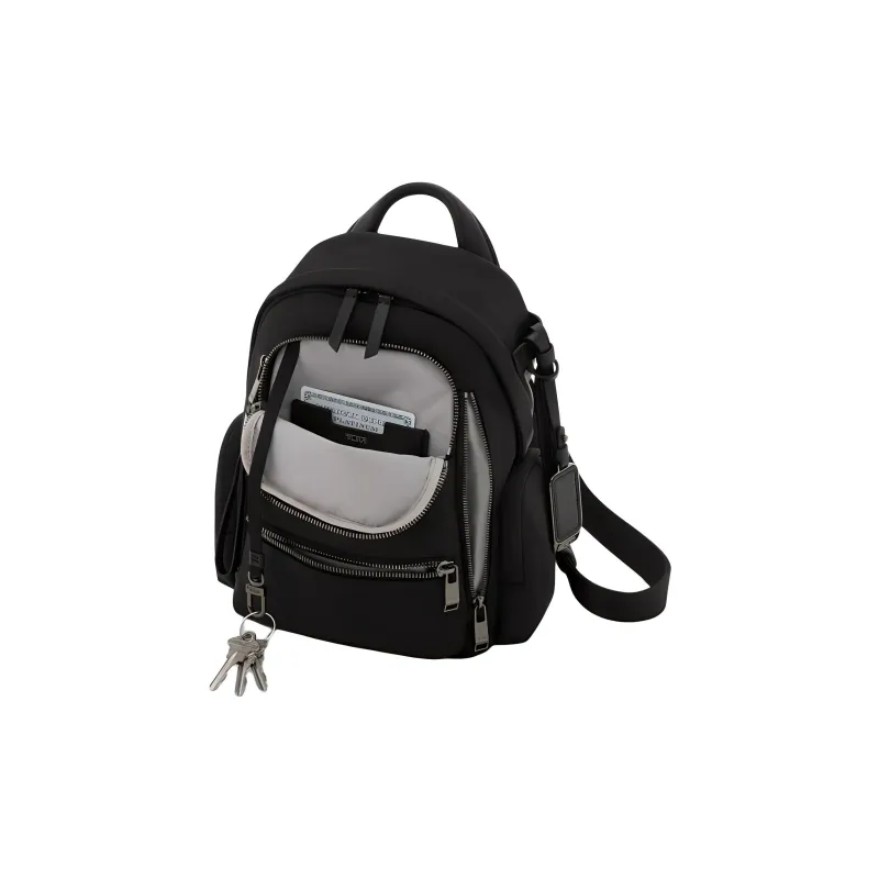 TUMI Nylon Backpack Small Size Women's Black-3