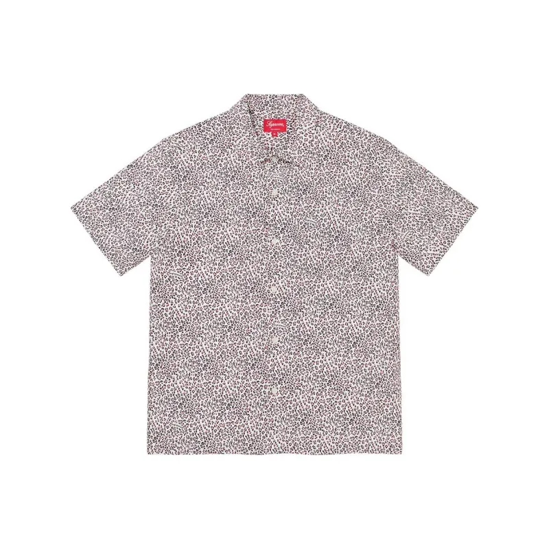 Supreme Leopard Silk Short Sleeve Shirt-2