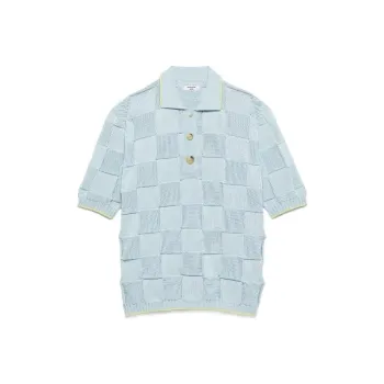 Opening Ceremony Polo Shirts Men Light Blue