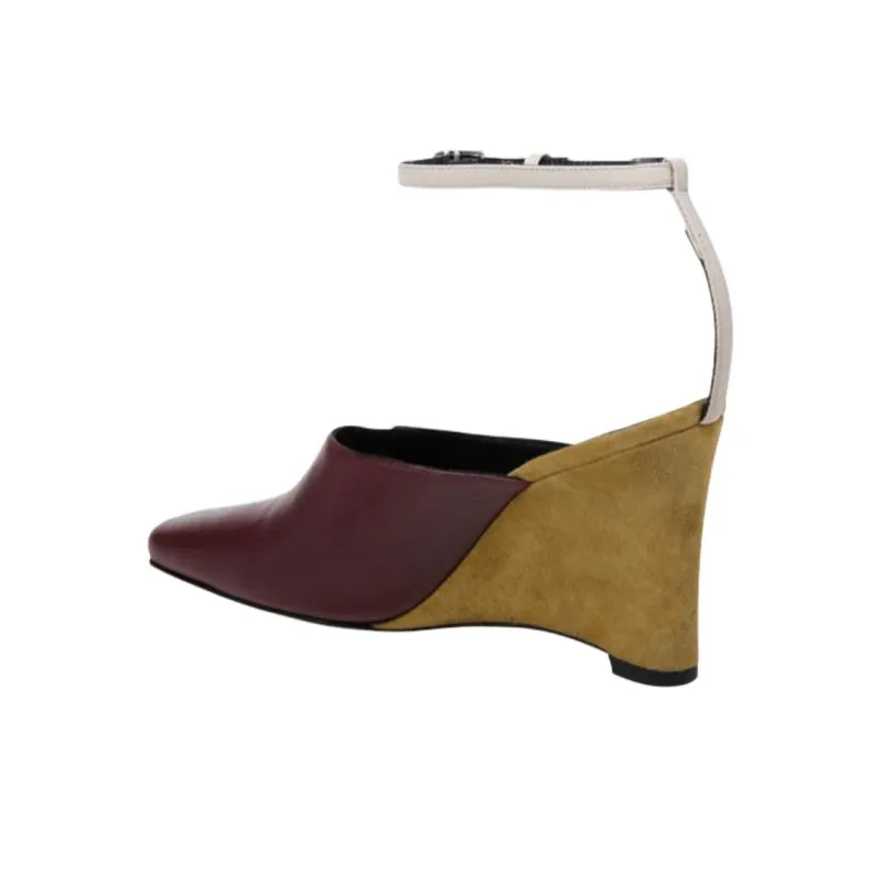 AMIPARIS Wedge Heel High Heels 8.5cm Women's Brown-2