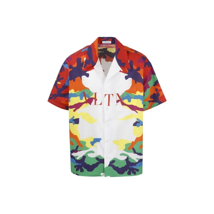Valentino Shirts Men Multicolor-0