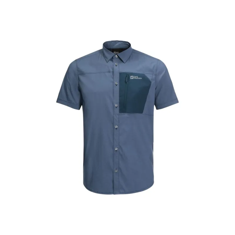 Jack Wolfskin Shirt Men's Dark Sea-0