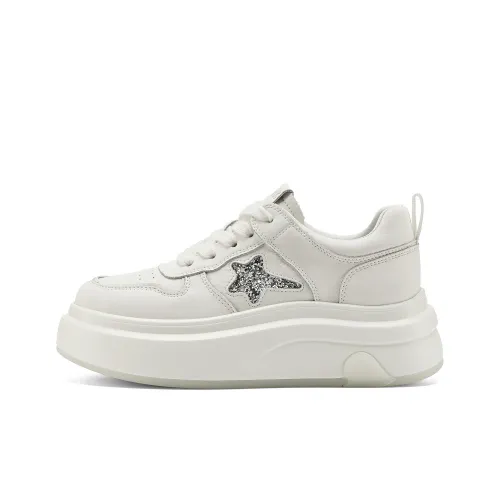 FIVE PLUS Anti Slip Wear Resistant Low Top Skateboard Shoes Women's