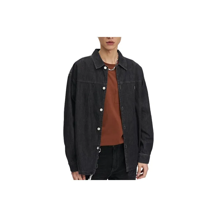 Lee Shirt Men's Black Gray Color-0