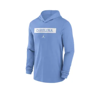 JORDAN North Carolina Tar Heels Sideline Men's JORDAN Dri FIT College Long Sleeve Hooded Top