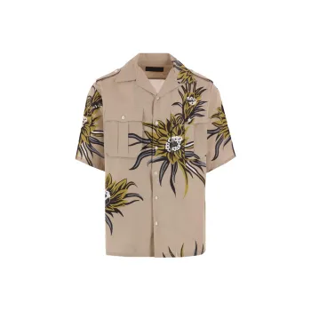 PRADA Pattern Printed Short Sleeved Shirt
