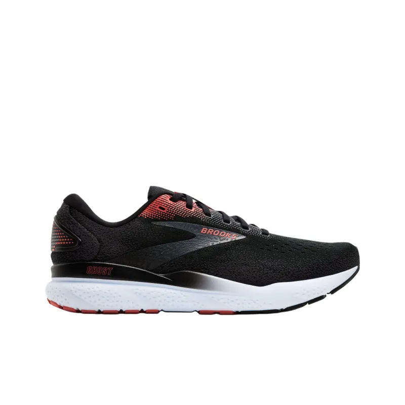 Brooks Ghost 16 Anti Slip Wear Resistant Low Top Casual Running Shoes Men's Black-1