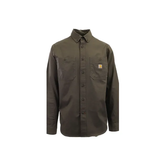 Carhartt Long-Sleeved Shirts Men's Gray-0