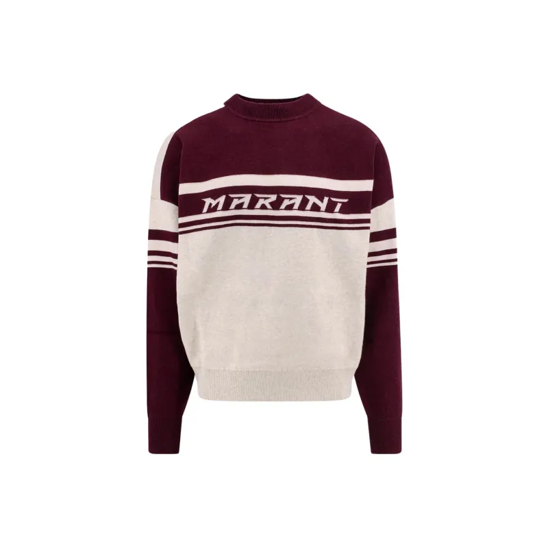 ISABEL MARANT Logo Intarsia Knit Crewneck Jumper-0