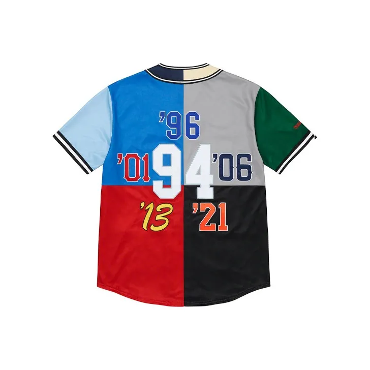 Supreme Mitchell & Ness Patchwork Baseball Jersey-3