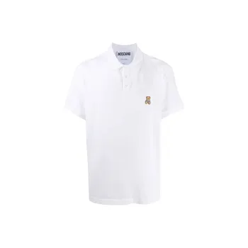 MOSCHINO Polo Shirts Men White