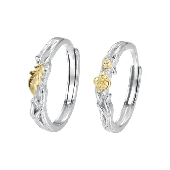 NIANNIANXI S 999 Fine Silver Rings Unisex