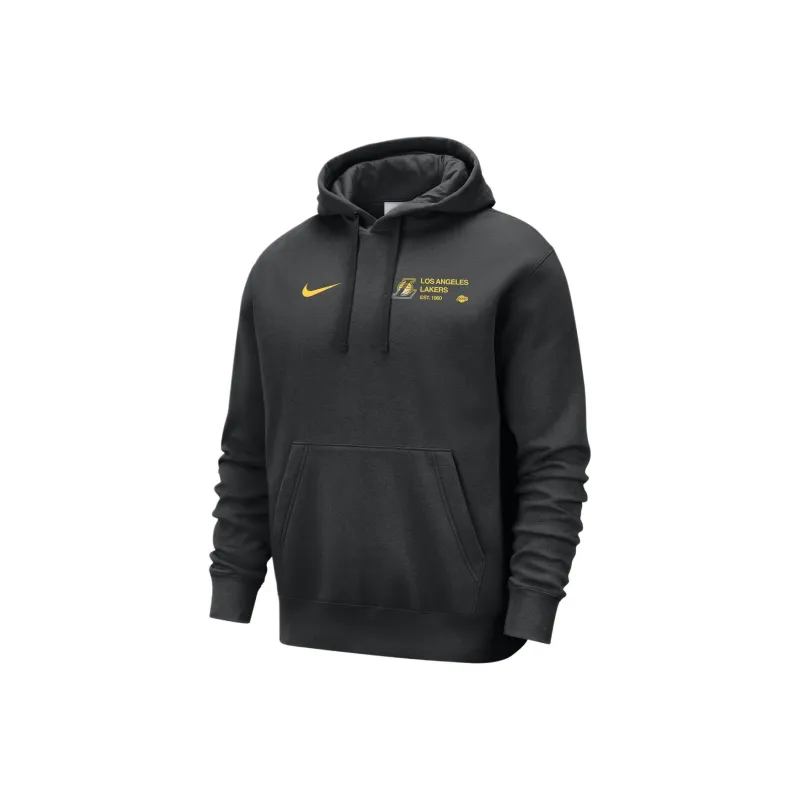 Nike Los Angeles Lakers Club Courtside Men's Nike Nba Pullover Hoodie-0
