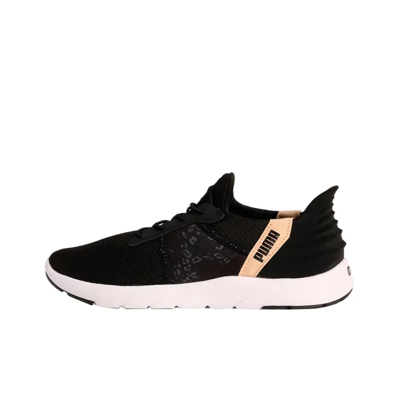 PUMA Softride Remi Breathable And Lightweight Low Top Running Shoes Women's Black-0