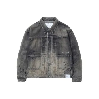 NEIGHBORHOOD Distressed Denim Jacket