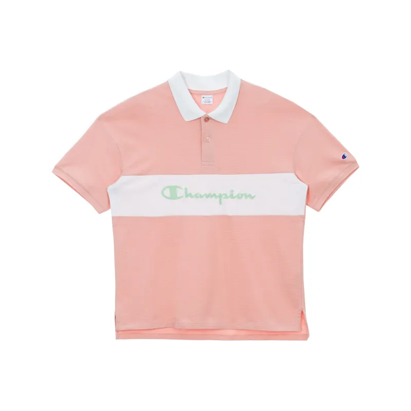 Champion Polo Shirts Unisex Light Pink-0
