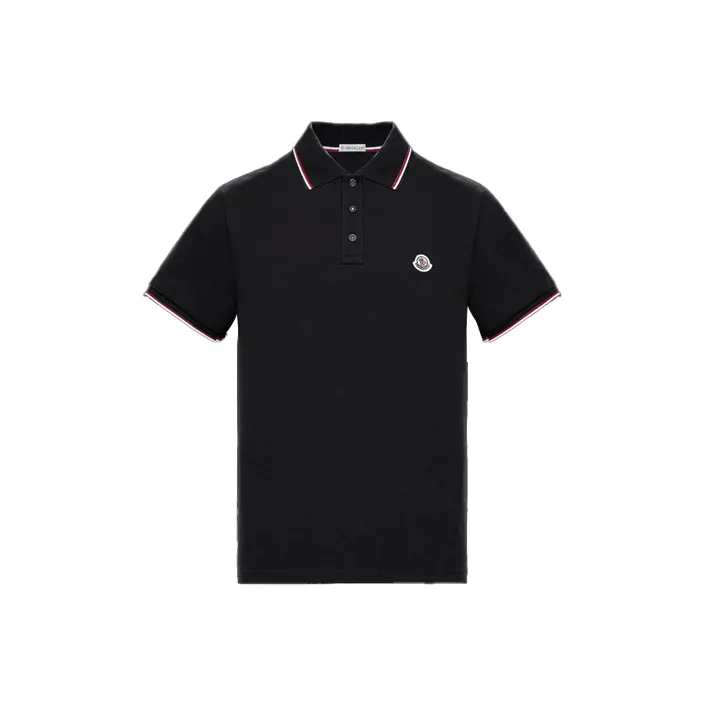 Moncler Polo Shirts Men's Black-0