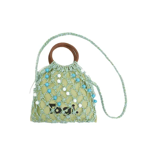 Tagi. Recycled Paper Fiber Crossbody Handbag Shoulder Bag Small Size Unisex Muskmelon-Colored