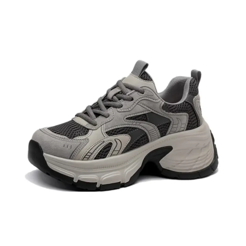 JESSICA SOPHIA Height Increasing Low Top Chunky Sneakers Women's-0