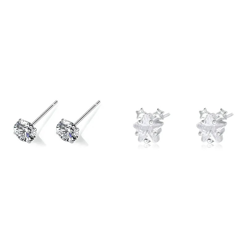 GIFU S999 Fine Silver Stud Earrings Women's-1