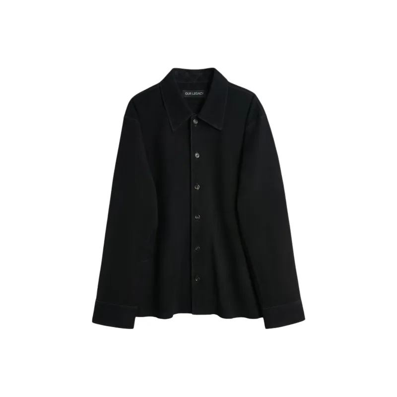 OUR LEGACY Welding Lambskin Shirt-0
