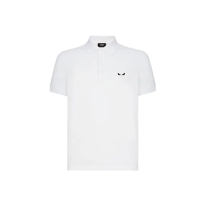 FENDI Polo Shirts Men White-0