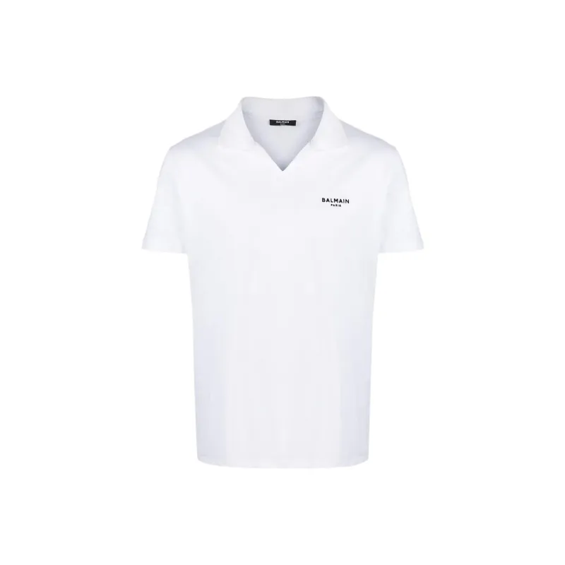 BALMAIN Polo Shirts Men White-0