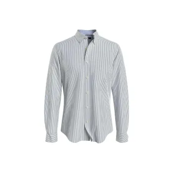 Tommy Hilfiger Shirt Men's Gray Green