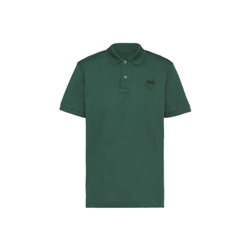 PRADA Polo Shirts Men Green-0