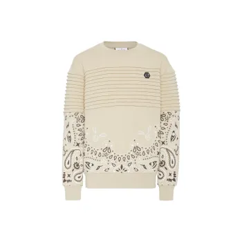 PHILIPP PLEIN Sweatshirts Men Beige