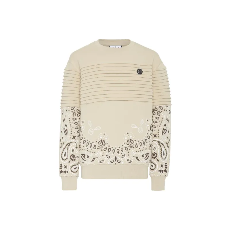 PHILIPP PLEIN FW23 Sweatshirt Men's Beige-0