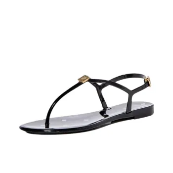 MCM One Strap Sandals Women's Black