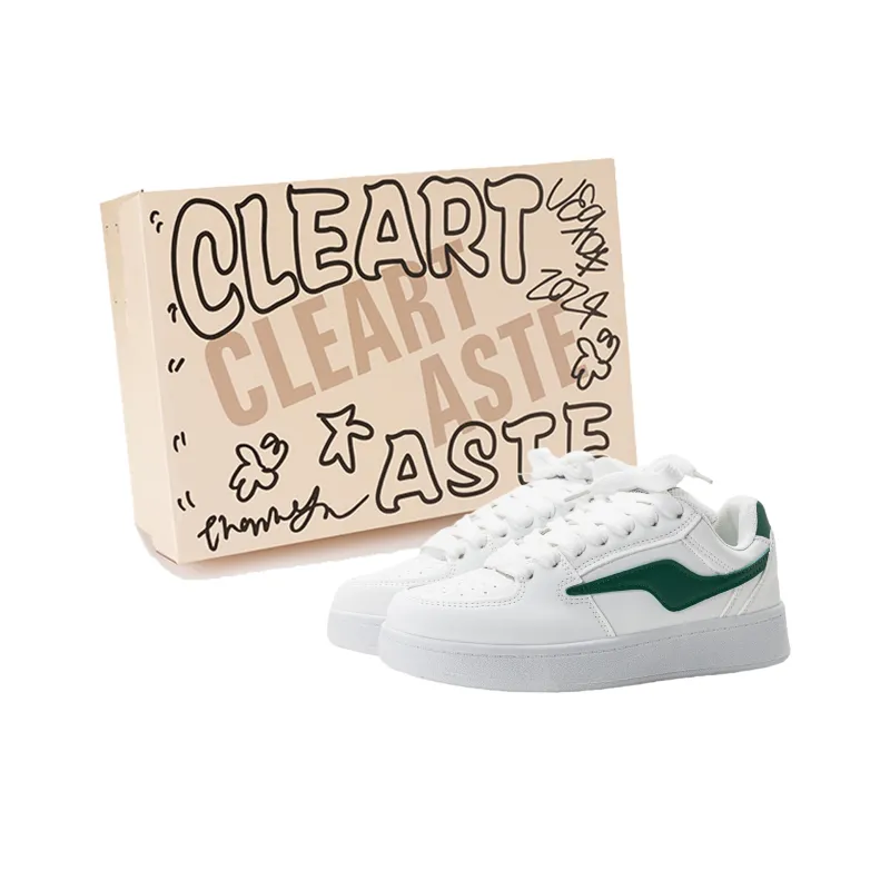 CLEARTASTE Wear resistant And Lightweight Low Top Skateboard Shoes Women's-5