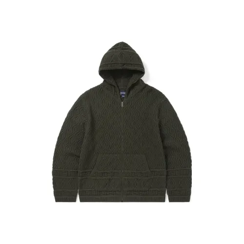 Thisisneverthat Cable Knit Zip Hoodie