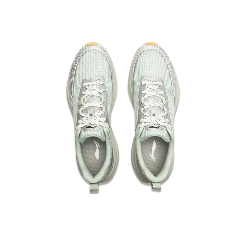 LiNing CF Tracing Slip Resistant, Abrasion Resistant Cushioning Low Top Hiking Shoes Unisex Silver Green-3