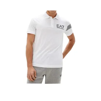 EMPORIO ARMANI EA7 SS22 Polo Shirt Men's White