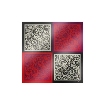 WEEKEND MaxMara Silk Twill Silk Scarves Unisex Red