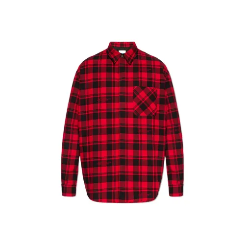 OFF WHITE Shirt Regular Fit Men's Red