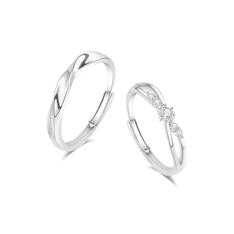 Fortune Gold S999 Fine Silver Rings Unisex-6