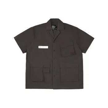 ROARINGWILD Shirts Unisex Charcoal Black