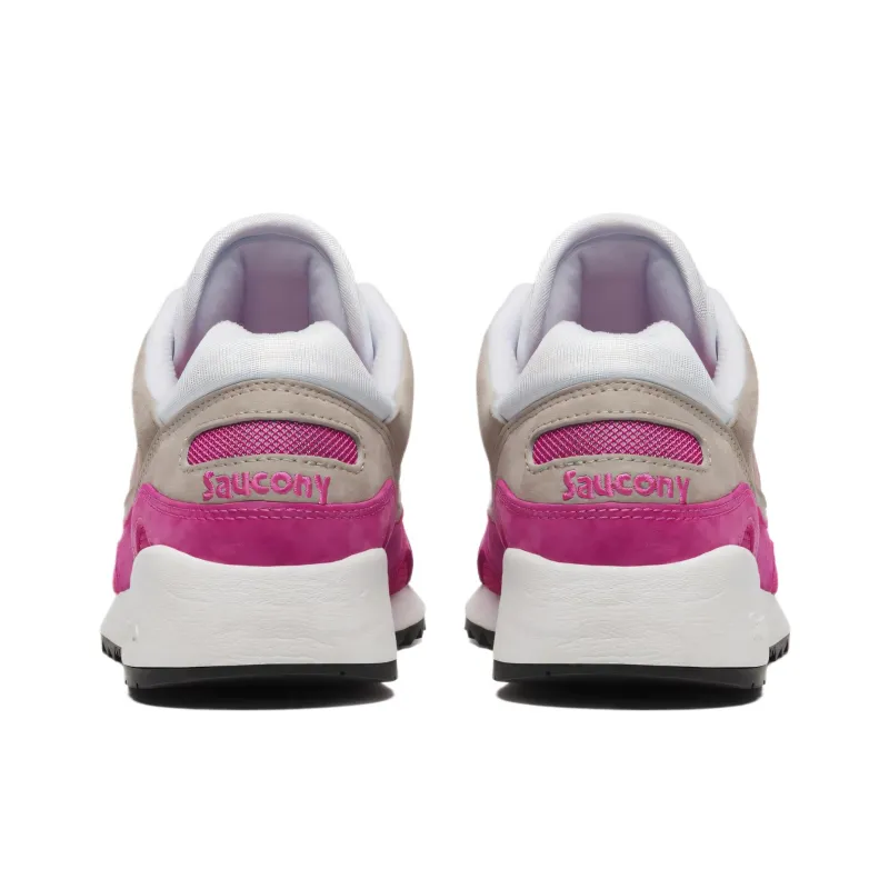 Saucony Shadow 6000 White Grey Pink-4