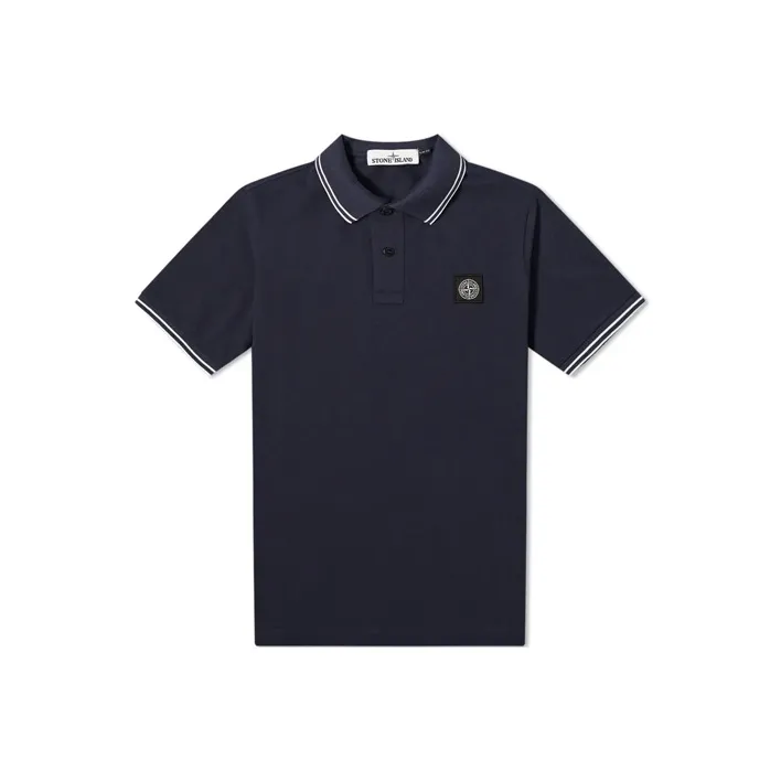 STONE ISLAND SS21 Polo Shirt Men's Marine Blue-0
