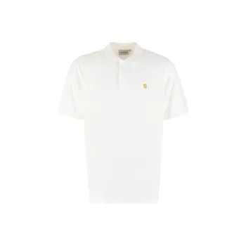Carhartt WIP Logo Embroidered Short Sleeved Polo Shirt