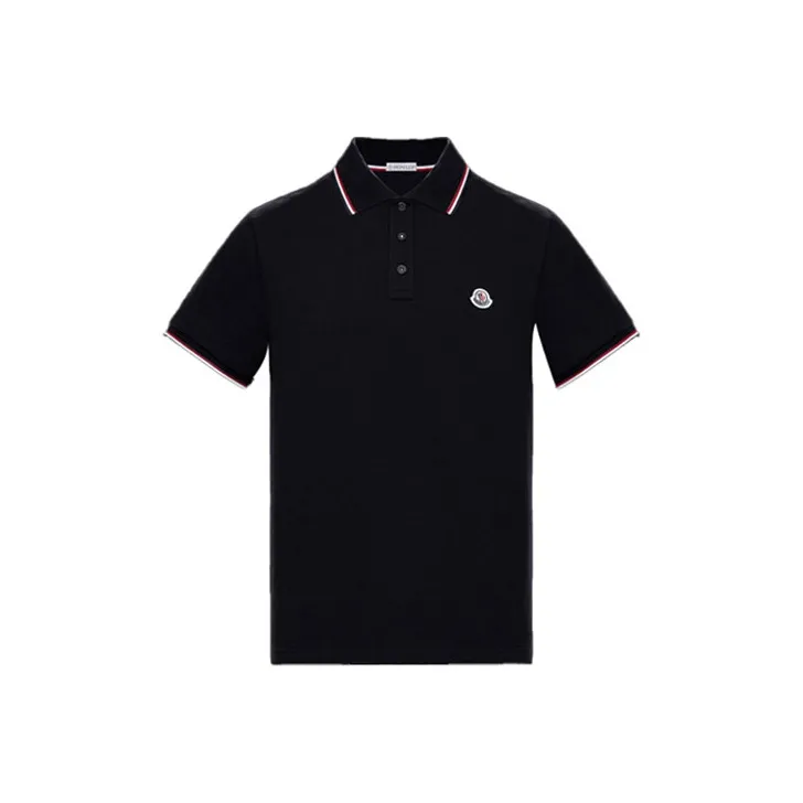 Moncler SS21 Polo Shirt Men's Dark Blue-0