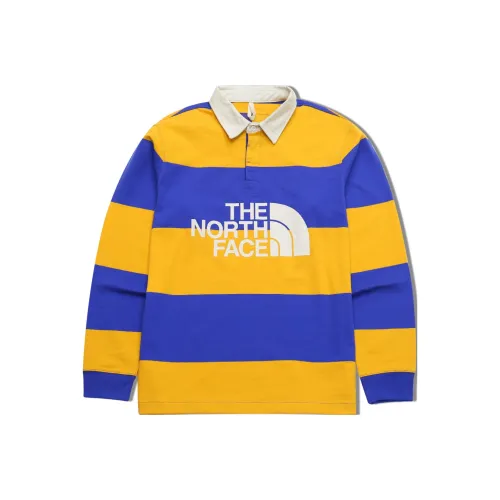 THE NORTH FACE Winter Olympics Limited Collection Polo Shirts Men Yellow Blue