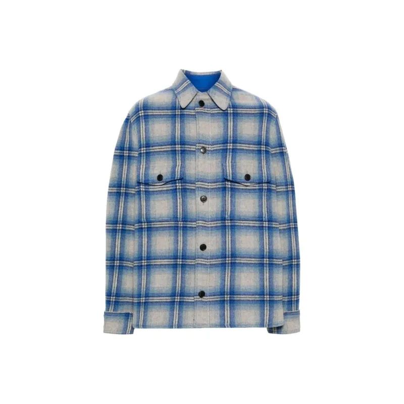 ISABEL MARANT Kervon Plaid Shirt Jacket-0