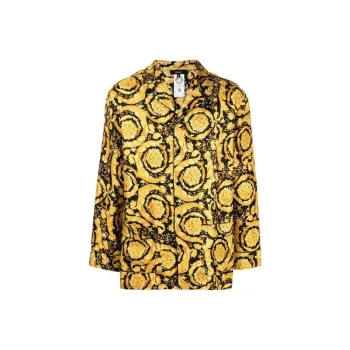 VERSACE Barocco Silk Pajama Top