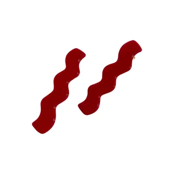 Water Jade Alloy Hair Clips Women's